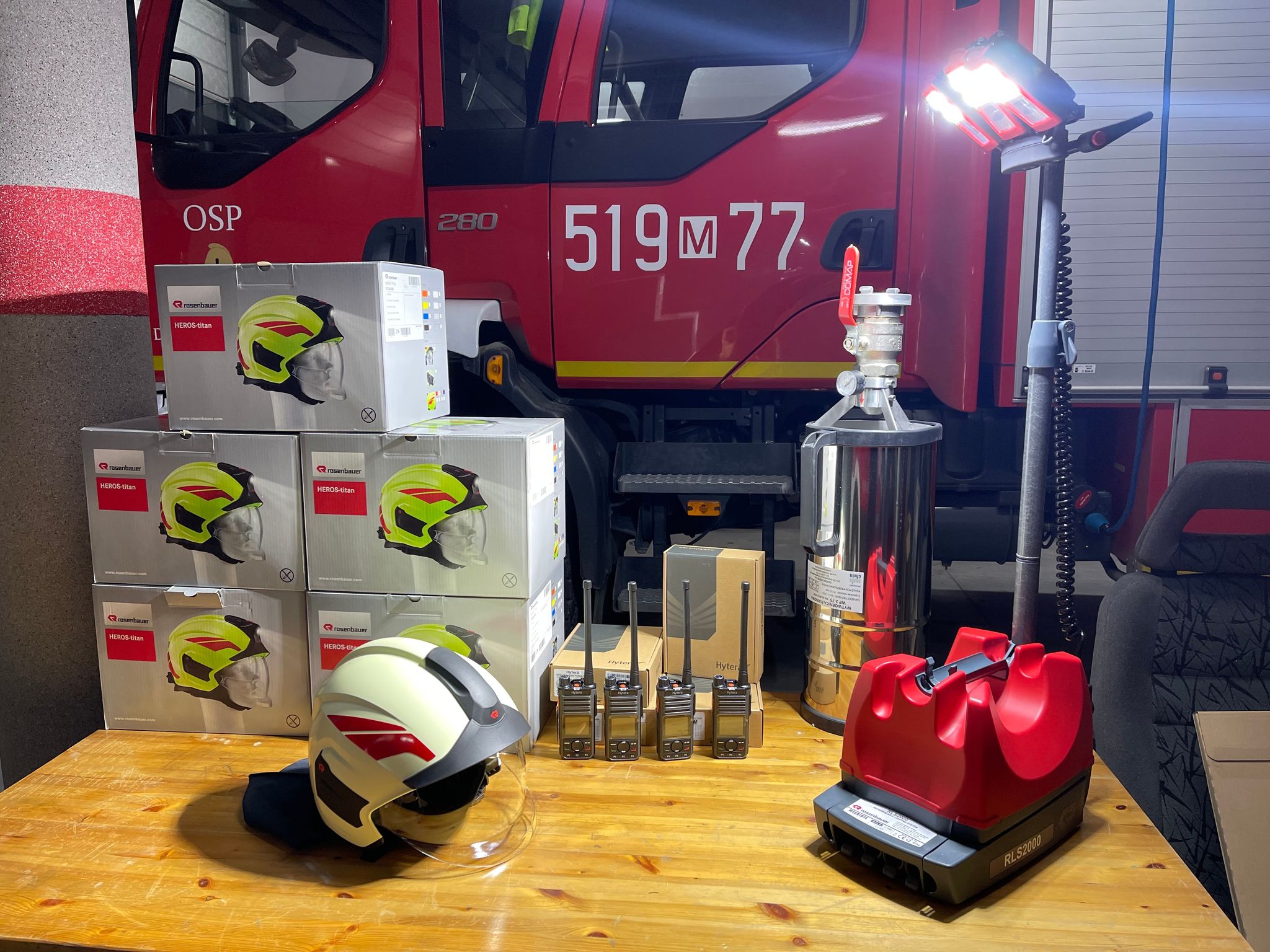 Zakup sprzętu firmy Rosenbauer