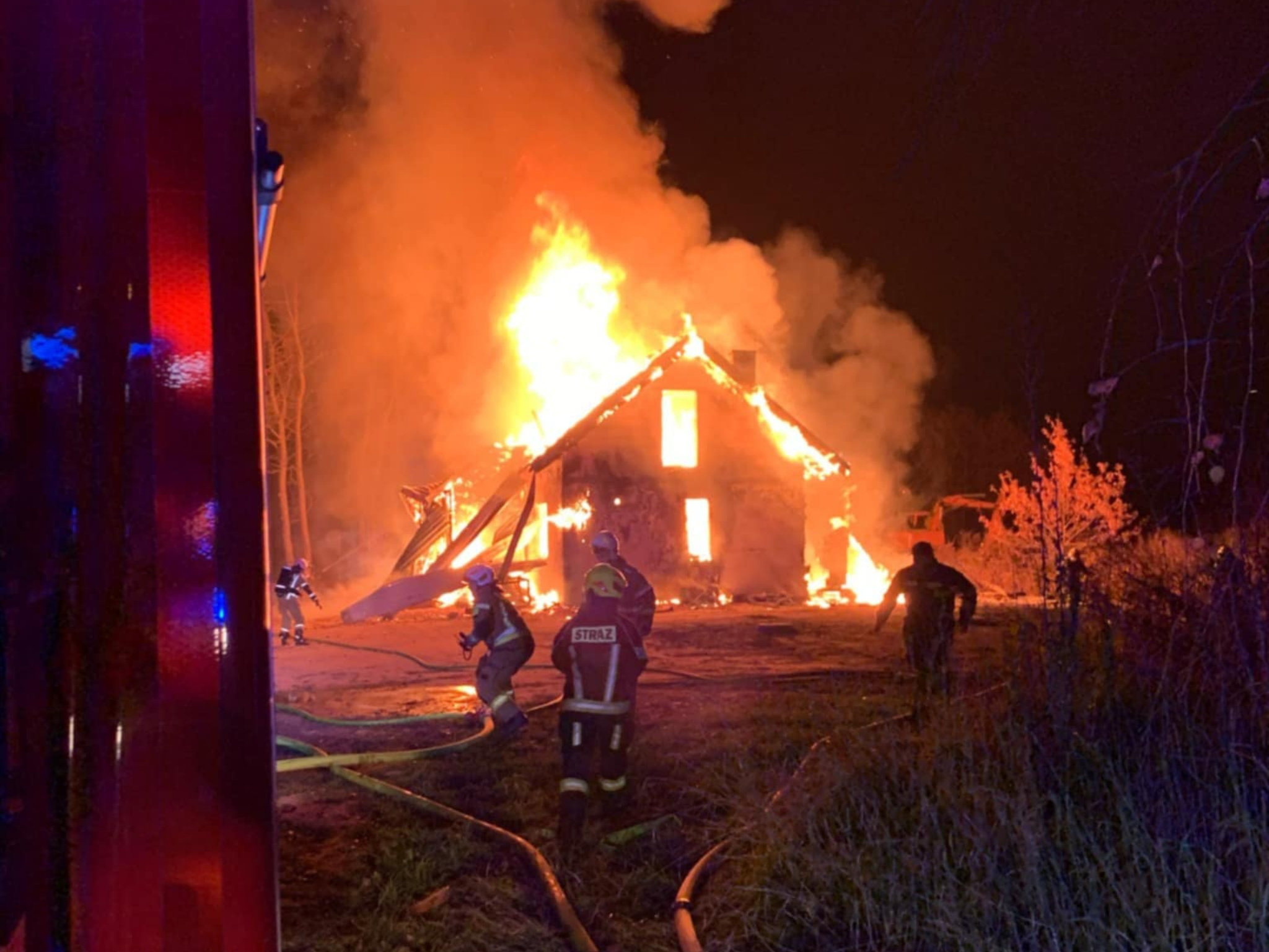 Wyjazdy OSP Długa Kościelna – listopad